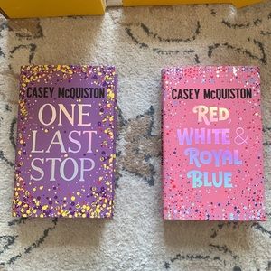 Illumicrate Exclusive Casey McQuiston Set- Red White & Royal Blue/ One Last Stop